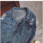 Denim jacket women's new casual jacket tops    S4931