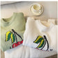 cherry jacquard round neck sweater for women pullover sweater    S4920