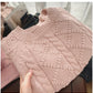Retro gentle style hollow pullover sweater for women     S4898