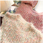Rainbow polka dot pullover sweater for women     S4849