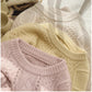 Round Neck Sweater Women's Top Trendy      S4826