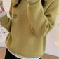 fashionable round neck knitted sweater     S4720