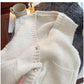 Retro V-neck knitted vest for women 2024 new style outer wear sleeveless vest jacket trendy     S5026