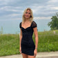 Simple Black Short Prom Dress, Homecoming Dress        S5274