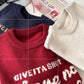 round neck jacquard sweater soft sweater top      S4712