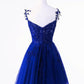 Tulle with Lace Applique Short Formal Dress, Homecoming Dress      S5330