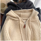 zipper sweater jacket for women new knitted cardigan trendy     S4835
