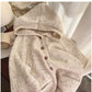Knitted Sweater Women's 2024 Spring New Long-Sleeved Sweater Jacket       S4911