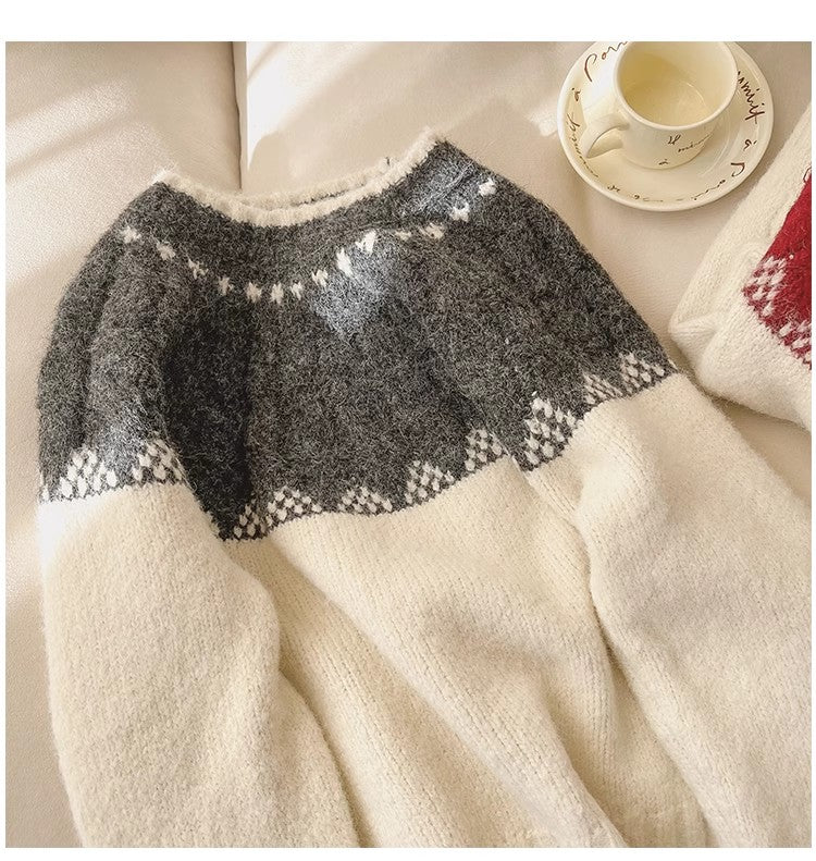 Soft sweater for women long-sleeved sweater trendy     S4889