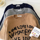 long-sleeved sweater top     S4745