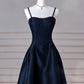 Simple A-Line Satin Long Prom Dress, Long Formal Dress       S5275