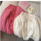 Round Neck Sweater Women's New Sweet Style Knitted Top     S4900