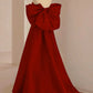 A-Line Sweetheart Neck Satin Long Prom Dress, Long Formal Dress      S5191