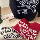 sweet and cute cartoon jacquard round neck sweater fashion knitted top     S4732