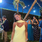Sexy A line Straps Chiffon Yellow Long Prom Dresses        S5315