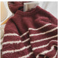Striped sweater for women long-sleeved shirt       S4908