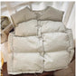 Solid color cotton vest for women winter new sleeveless vest jacket      S5007