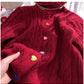 Love button sweater jacket for women       S4893