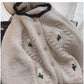 round neck sweater jacket for women knitted cardigan      S4815