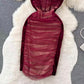 Vintage Dress, Pleated Splicing Velvet Top Strap Dress, Slim Bodycon Dress      S4405