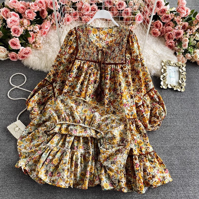 floral dress new skirt     S4002