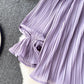 design ruffled shirt for women new pleated long-sleeved top     S4211