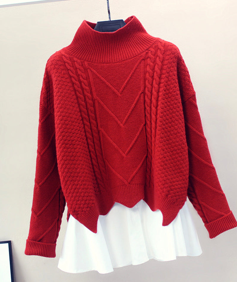 Stylish Two-piece Sweater      S4376