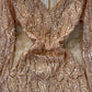 sexy sequined V-neck long-sleeved short dress    S4008