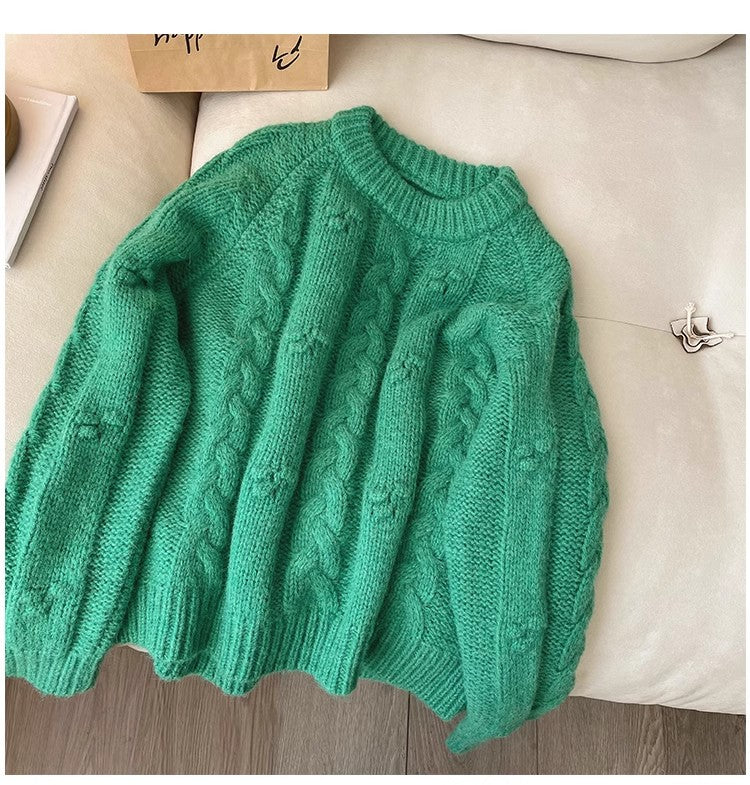 popular beautiful sweaters for women new style round neck sweaters    S4856