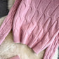 Knitted fashion suit for women round neck long-sleeved sweater two-piece set      S4118