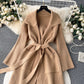 Sweater Jacket Women's New Popular High-Quality Mid-Length Cardigan Fashion      S4527
