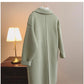 knitted coat for women winter new style mid-length woolen coat     S4925