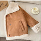 French wool coat for women winter retro warm top trend     S4932