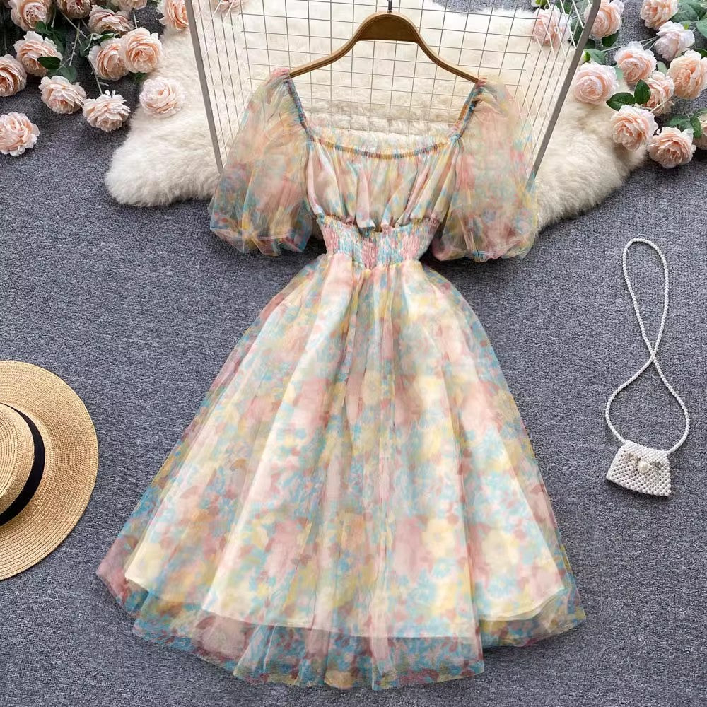 new floral sweet little fairy dress    S4494