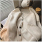 Solid color sweater for women long-sleeved sweater jacket     S4821