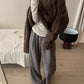 round neck thick outer sweater for women     S5057