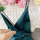 long dress with straps and backless solid color mid-length dress for women       S4201
