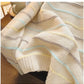 striped round neck sweater for women       S4854