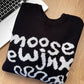 sweet and cute cartoon jacquard round neck sweater fashion knitted top     S4732