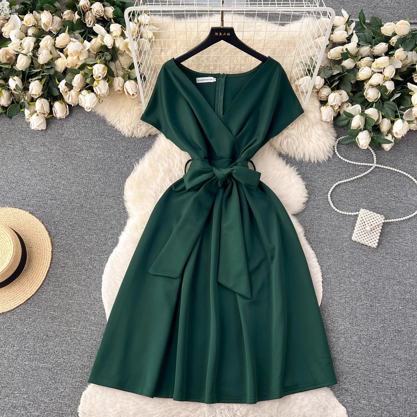 banquet party dress for women chic dress      S4627