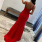 Gorgeous Red Lace Appliques Long Formal Dress      S3367