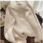 round neck sweater for women vintage style pullover sweater      S4879