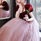 Burgundy Velvet Cap Sleeves Tulle Long Princess Dress           S3008