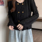 tassel knitted long sleeve cardigan sweater jacket      S3408