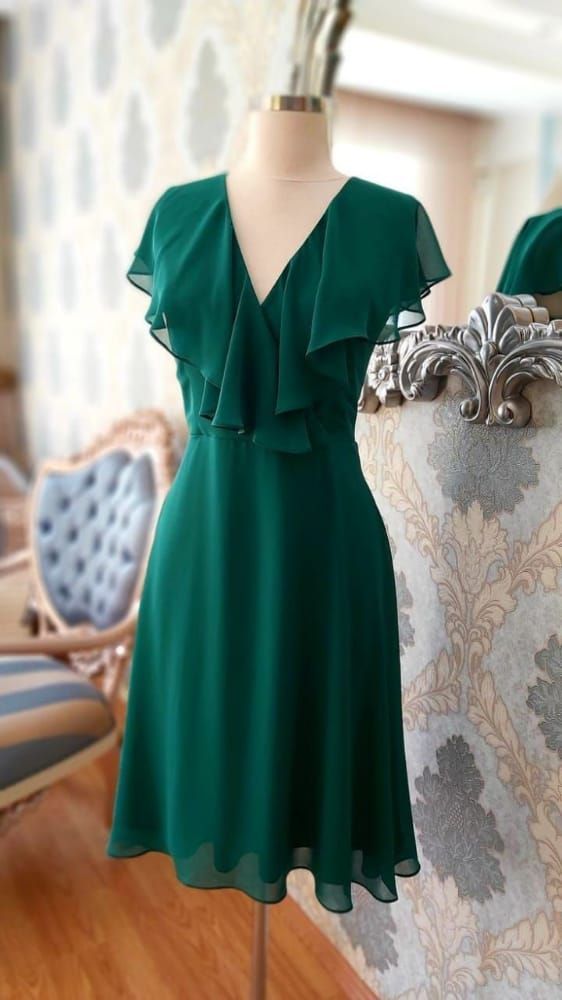 Green Homecoming Dress Party Prom Dress      S2767