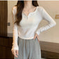 Designed square neck for women top     S3419