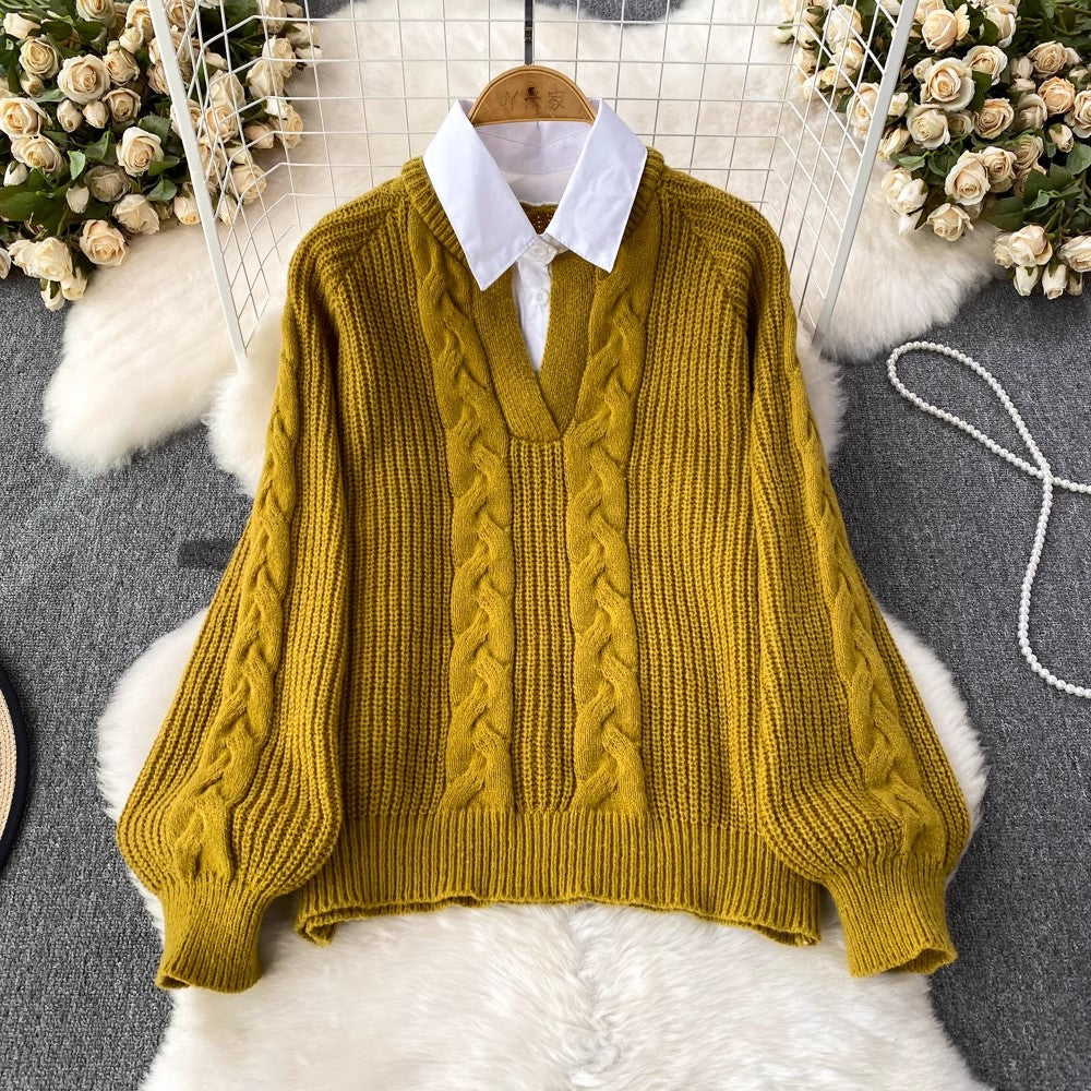 sweater for women knitted sweater top        S4120