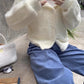 soft comfortable short knitted cardigan jacket    S4696