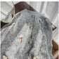Sweater Jacket Women's Embroidered Knitted Top     S4792