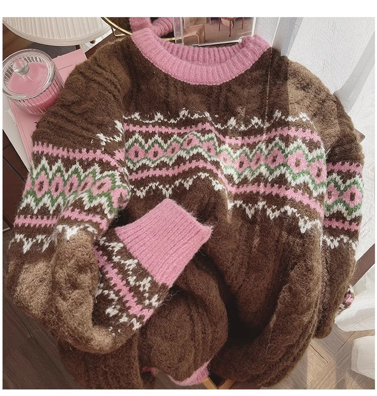 Sweater New Style Popular Beautiful Knitted Tops    S4862